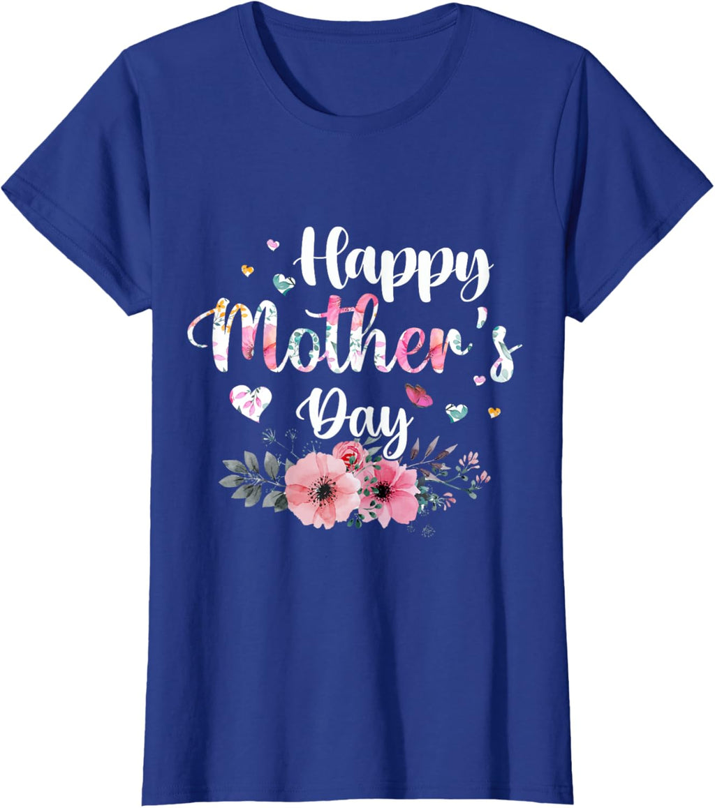 Happy Mother's Day 2025 Cute Floral for Women Mom Grandma