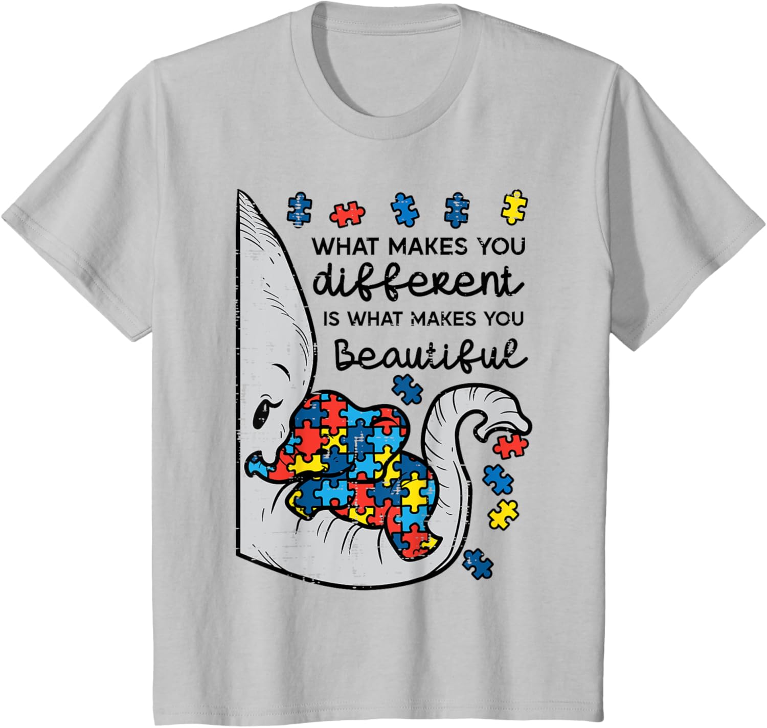 What Makes You Different Beautiful Elephant Autism Awareness