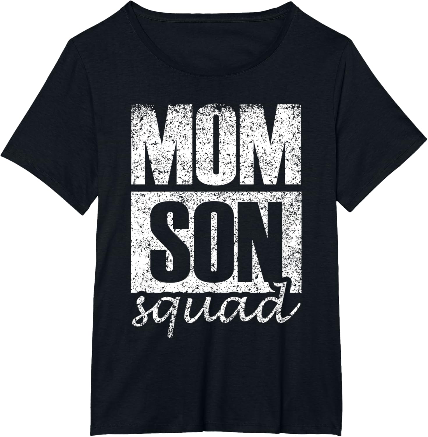 Mama Mom Son Mothers Day Love Mama Mommy Son Squad Mother's Day Matching Mom Sons Mother Son T-Shirt, Small, Black