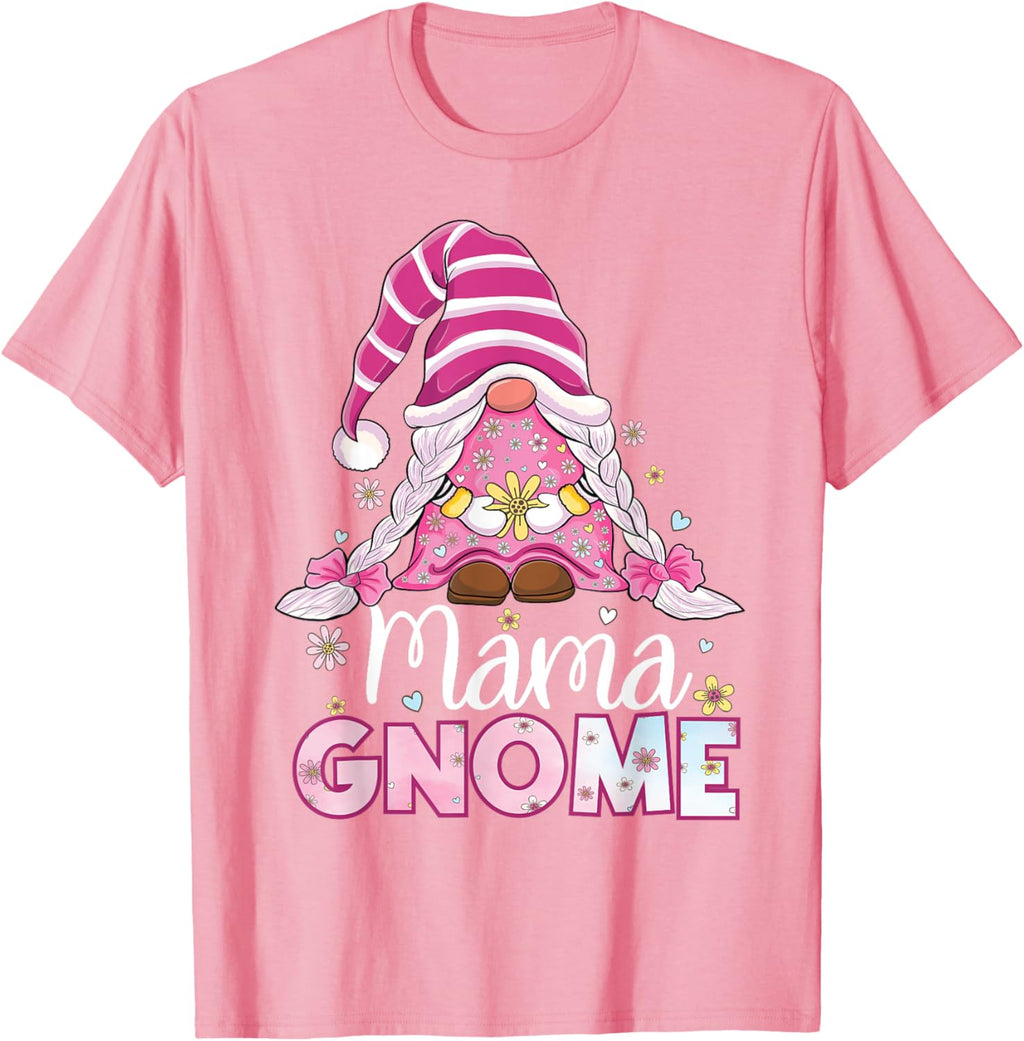 Flower For Mom Gnomies Cute Gnome Mom Happy Mother's Day