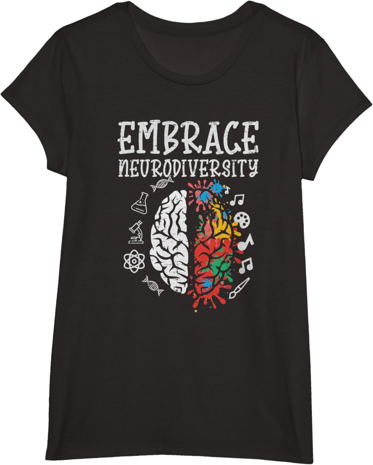 Embrace Neurodiversity Autism Awareness ASD Men Women Kids