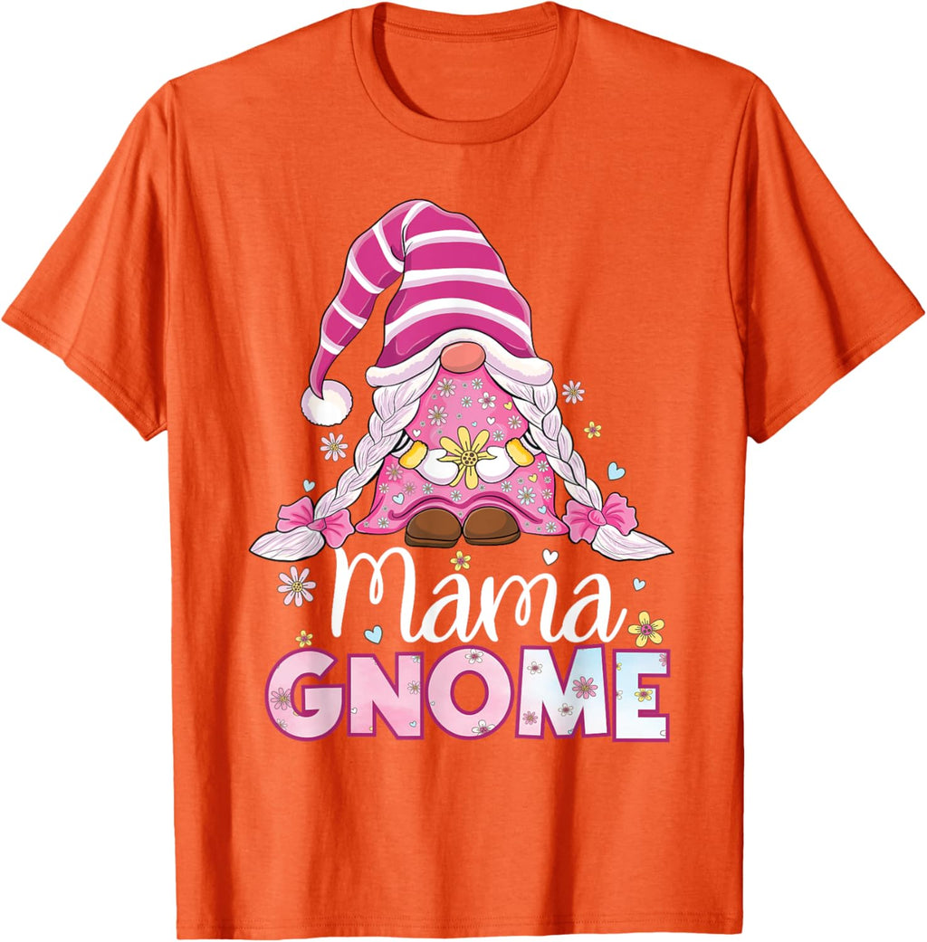 Flower For Mom Gnomies Cute Gnome Mom Happy Mother's Day