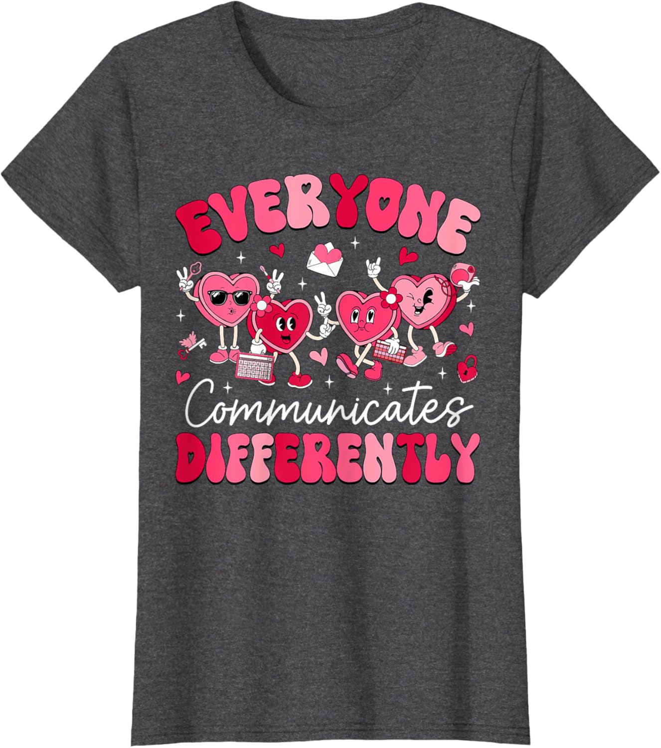 Everyone Communicates Differently Autism Valentines Day