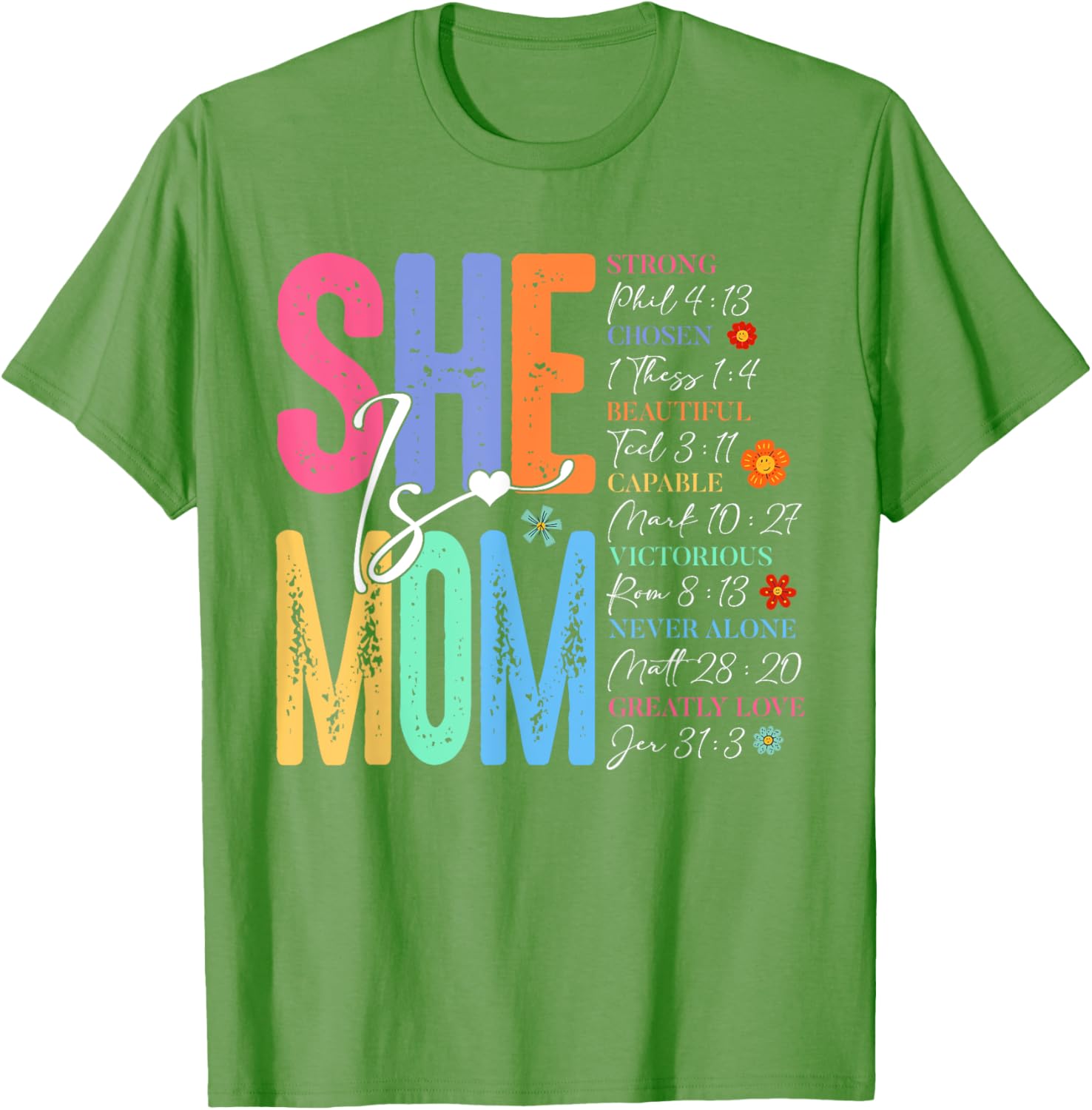 She Is Mom Christian Mother's Day Jesus Mama Religious Women
