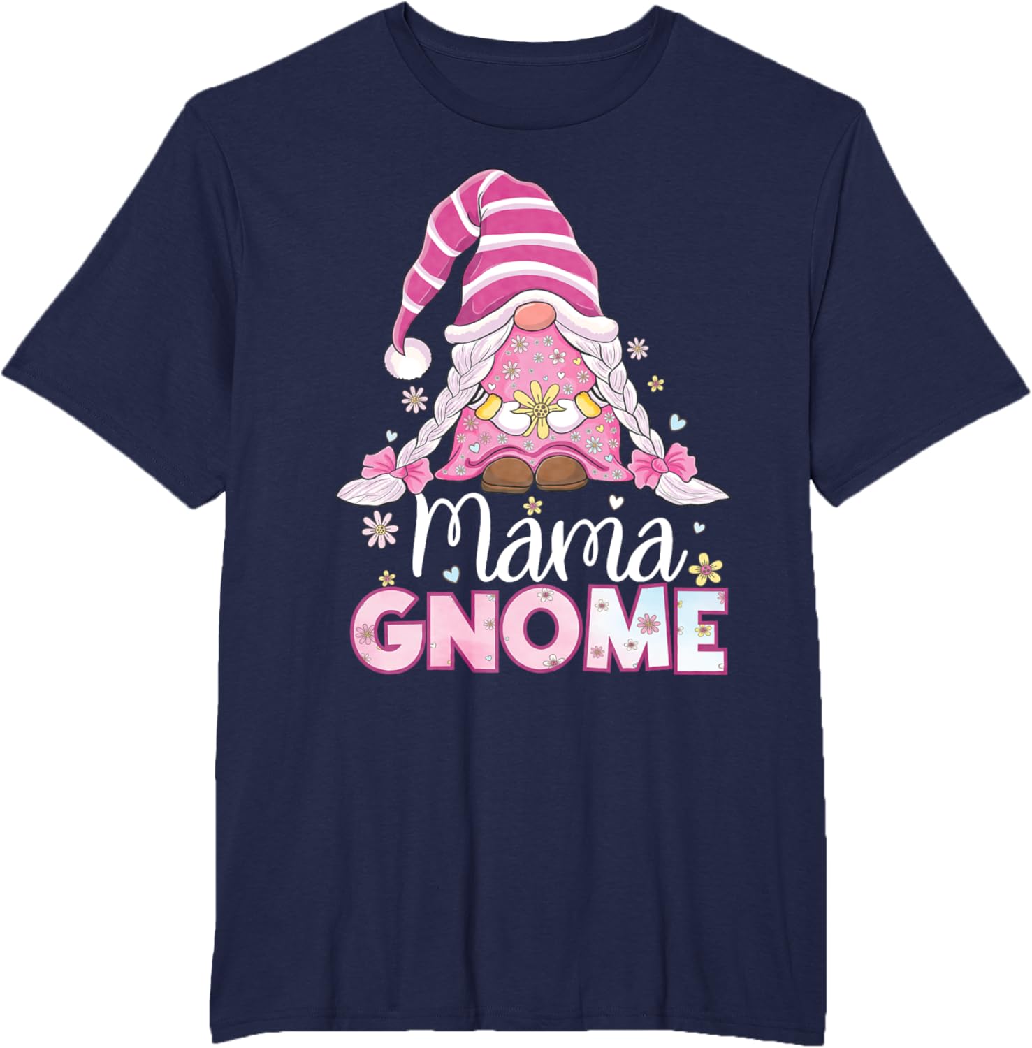Flower For Mom Gnomies Cute Gnome Mom Happy Mother's Day