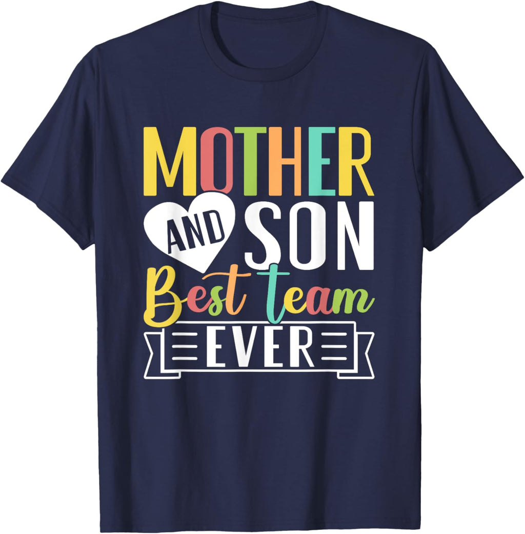 Mothers Day Mama Mom Son Love Mommy Mama Mother's Black Unisex Classic Fit Crew Neck Short Sleeve Mother Shirt