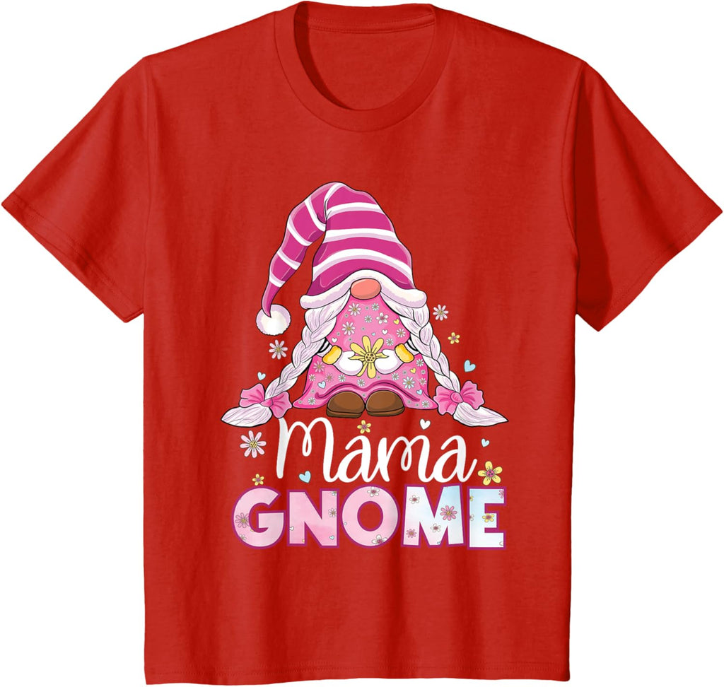 Flower For Mom Gnomies Cute Gnome Mom Happy Mother's Day