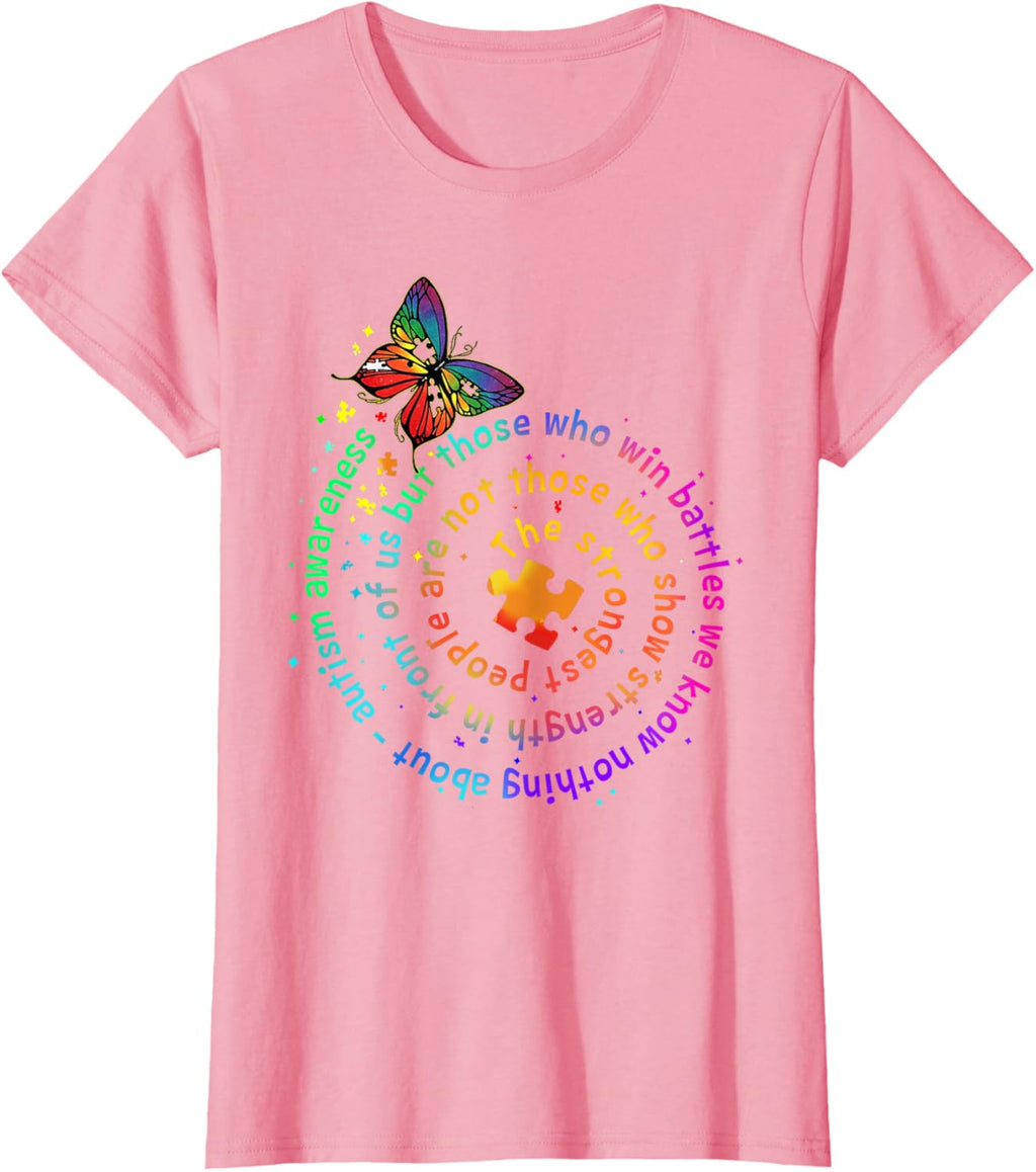 The Strongest People Butterfly Autism Awareness