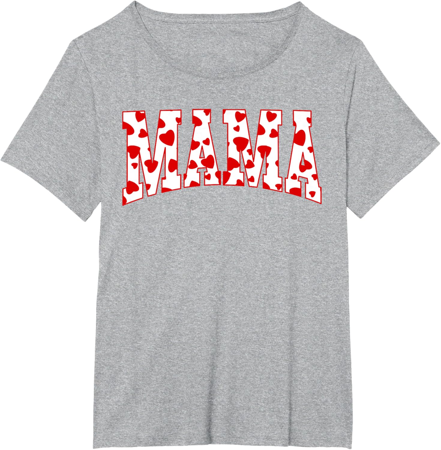 Mama Valentine Heart Valentines Day Family Matching Funny Mother Shirt