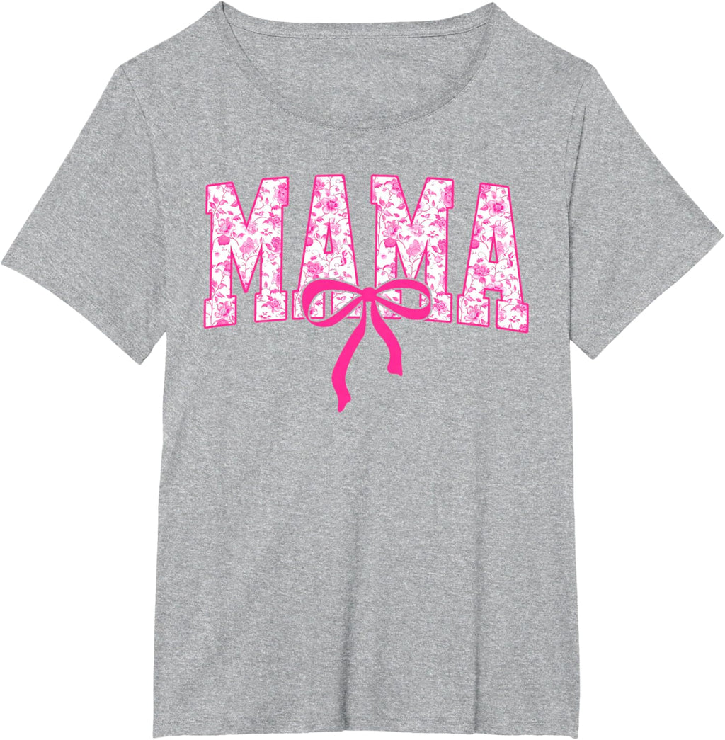 Coquette Pink Chinoiserie Mama Floral Bow Mom Mothers Day