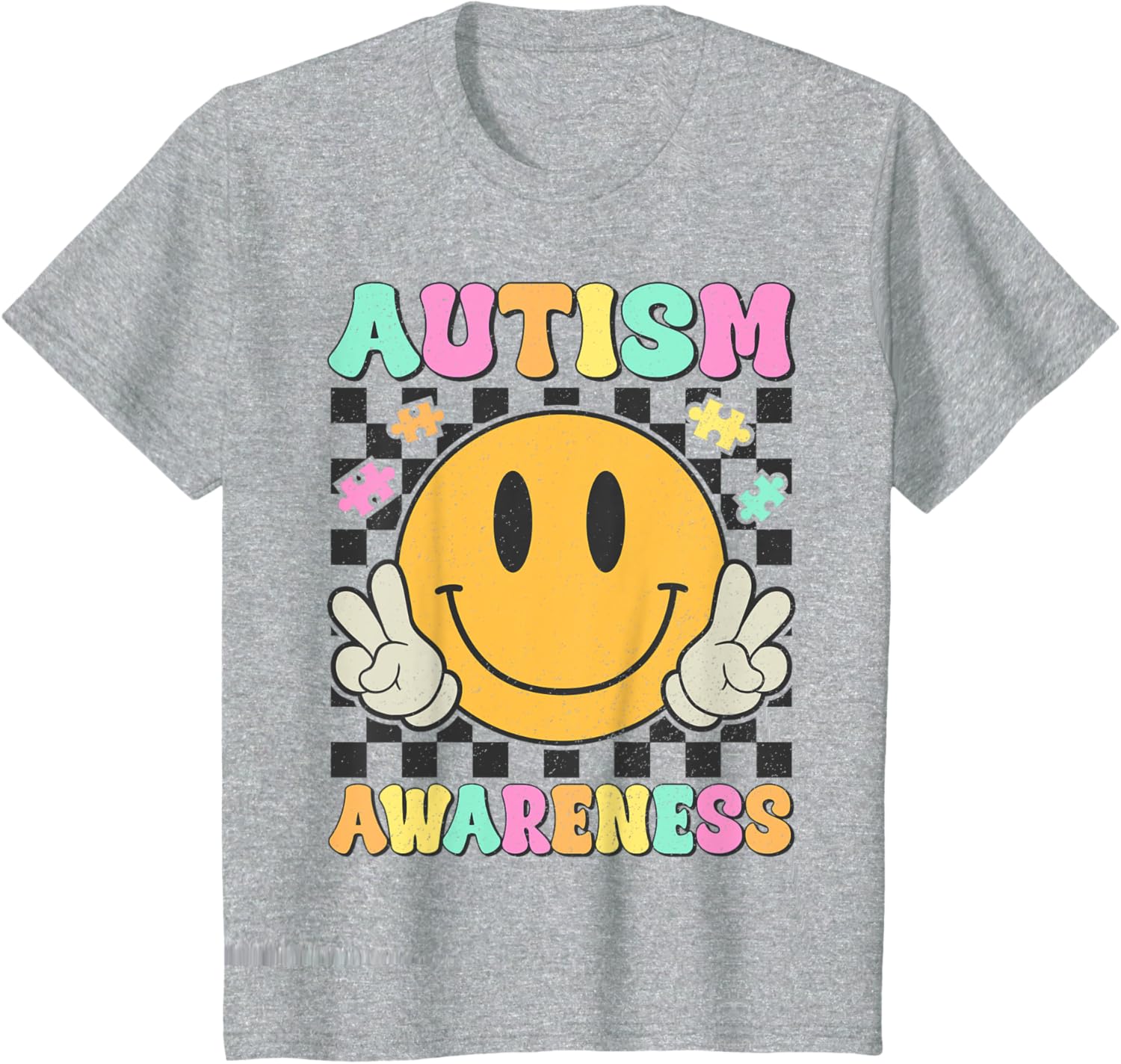 Autism Awareness Kids Men Women Smile Face Autistic Autism